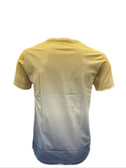 Printed Round Neck VSB-SJRN Print Yellow/white T shirt